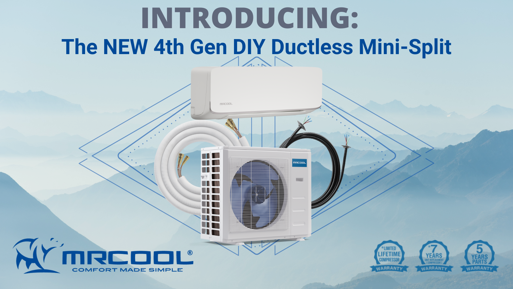 INTRODUCING: The NEW 4th Gen DIY Ductless Mini-Split – MRCOOL